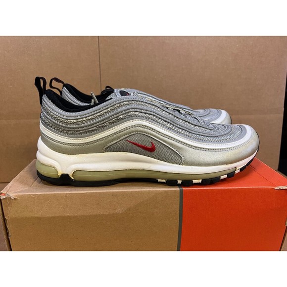 Size Nike Air Max 97 Metallic Silver Bullet History of Air